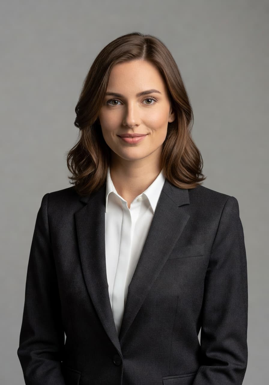 AI-generated professional headshot result from SelfAI AI Photo Studio