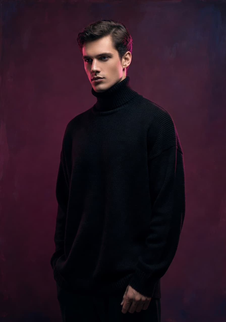 Retrato editorial de moda — ejemplo de estilo del Estudio de Fotos con IA generado por SelfAI