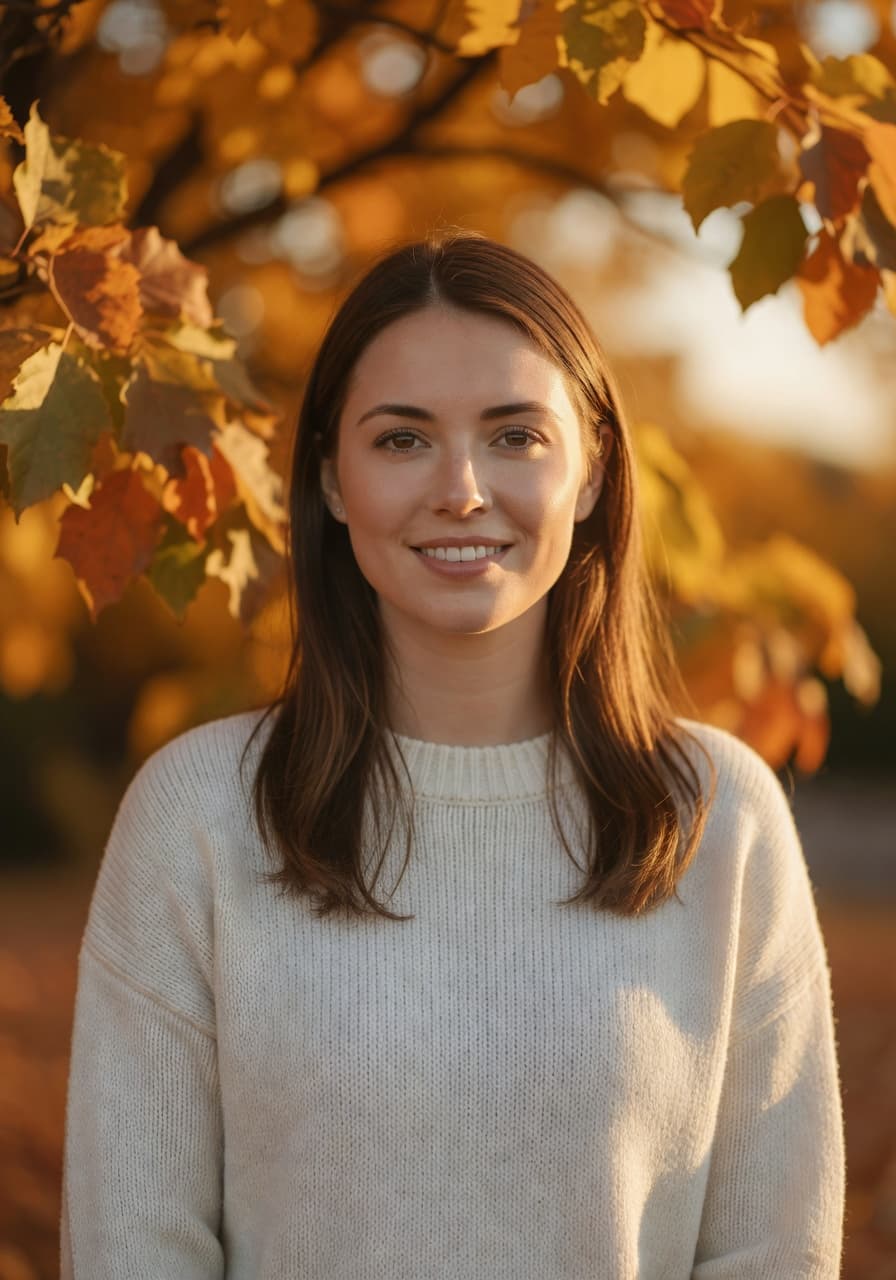 Outdoor LinkedIn headshot — AI Photo Studio style example generated by SelfAI